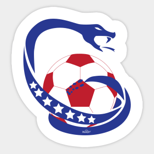 Rattler Soccer Logo Sticker